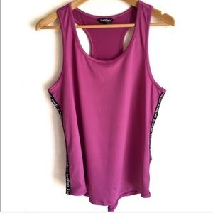 Bebe racerback sport-tank top Sz L